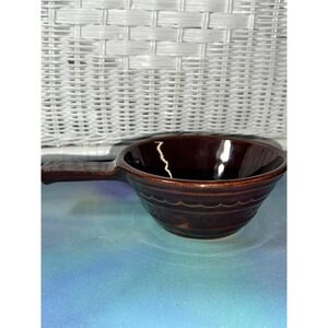 VINTAGE MARCREST OVENPROOF STONE WARE HANDLED DAISY‎ POT NO LID USA Collectible